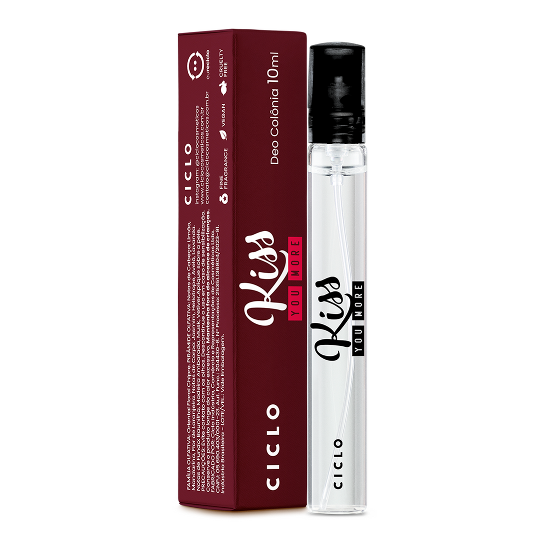 Deo Colônia Kiss You More 10ml