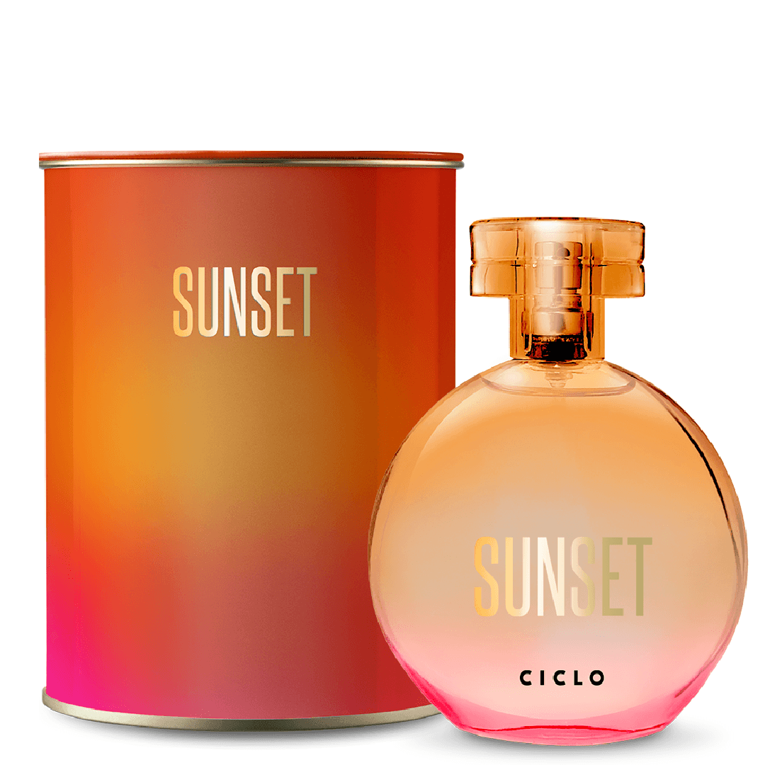 Deo Colônia Sunset Lata 100ml - Ciclo Cosméticos