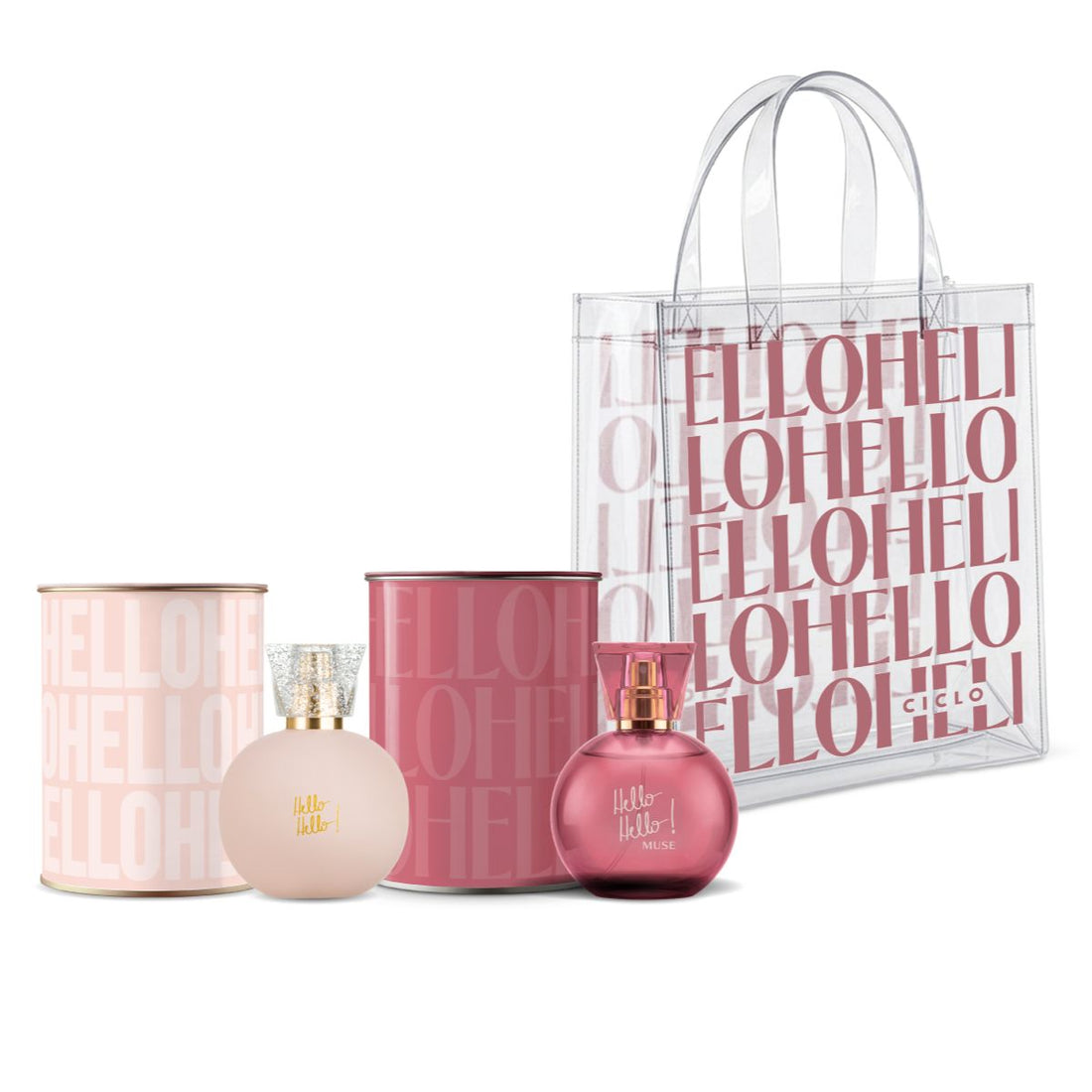 Combo Kit Deo Colônia Hello Hello 100ml + Deo Colônia Muse + Sacola Exclusiva