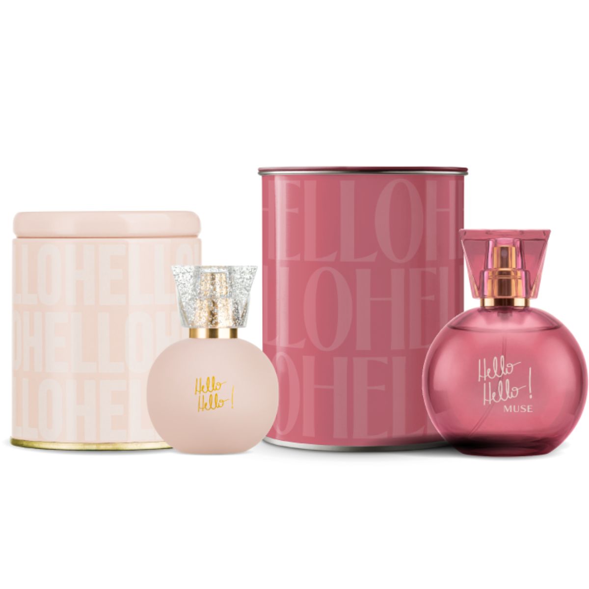 Combo Deo Colônia Hello Hello 50ml + Deo Colônia Muse 100ml Perfume