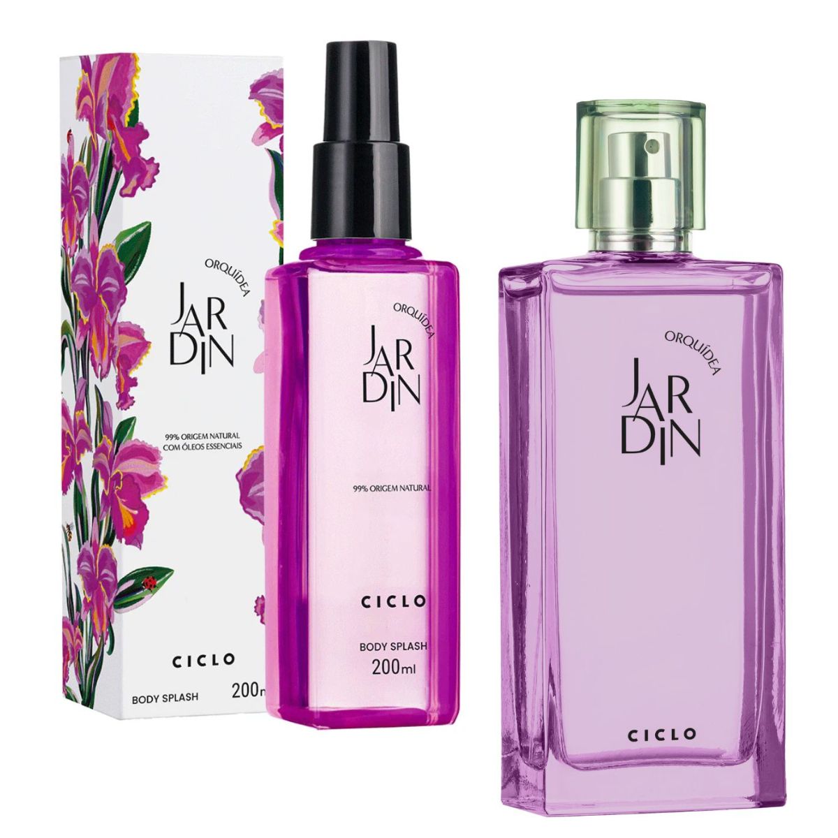 Combo Jardin Orquídea Deo Colônia 100ml + Body Splash