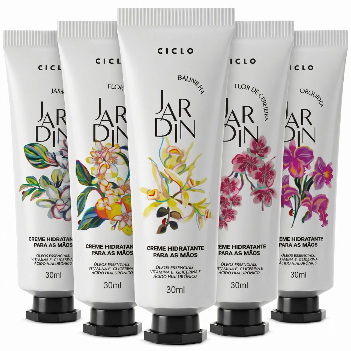 Combo 5 Creme De Mãos Jardin