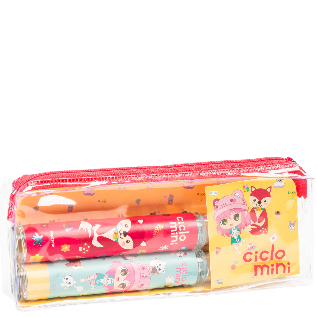 Estojo Deo Colônia Mini Raposete 30ml + Deo Colônia Cici Zoe 30ml - Ciclo Cosméticos