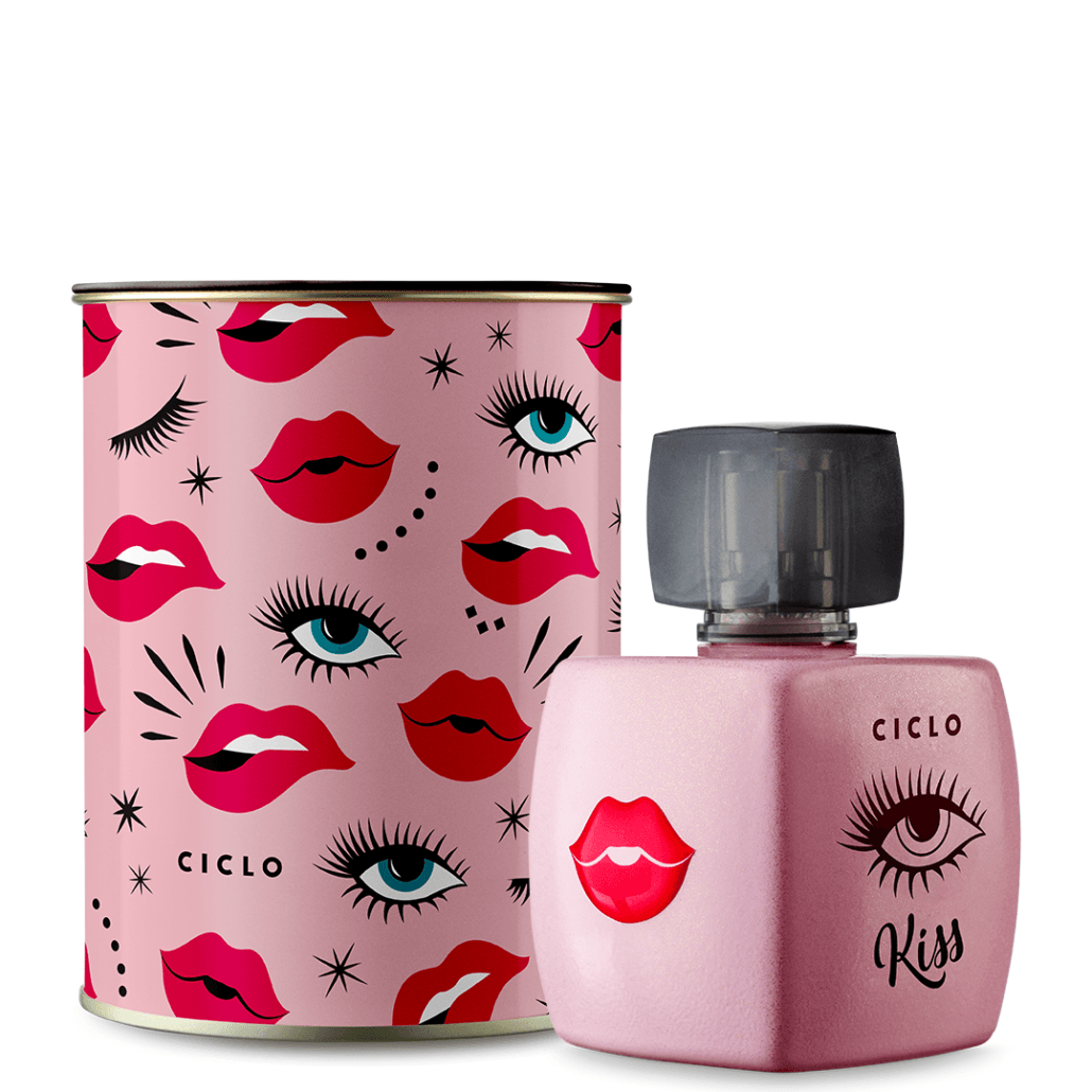 Deo Colônia Kiss Lata 100ml - Ciclo Cosméticos