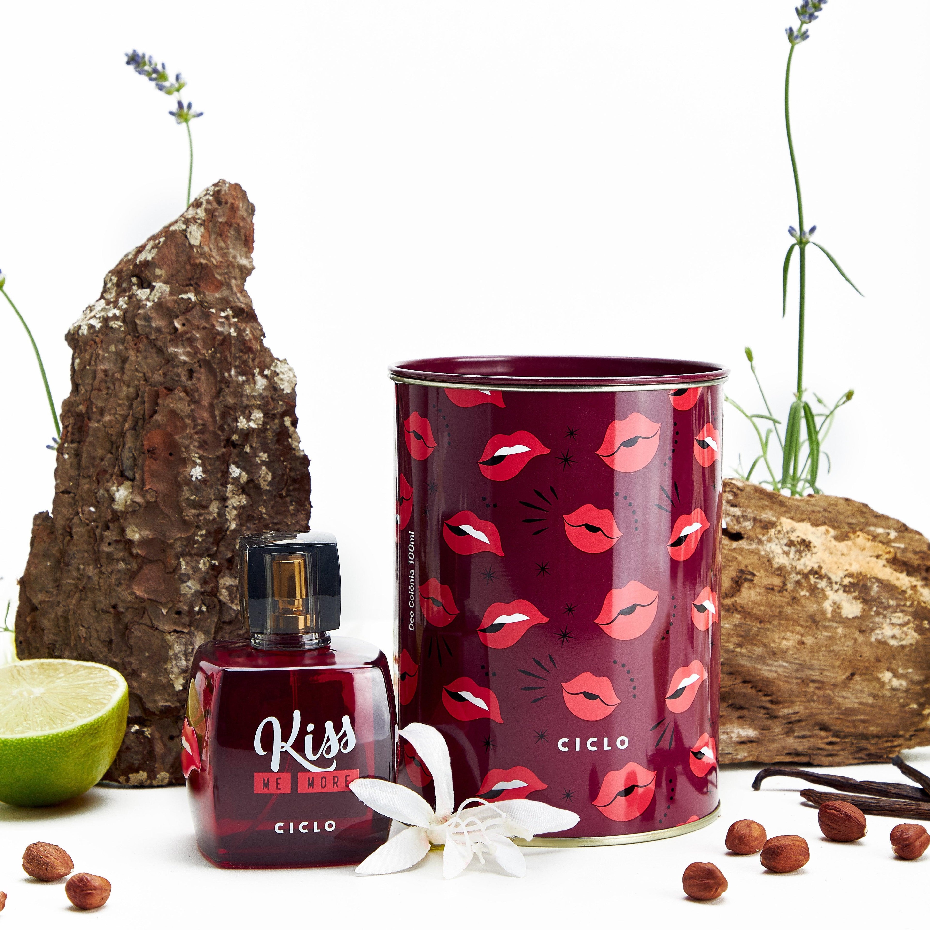 Deo Colônia Kiss You More Lata 100ml - Ciclo Cosméticos