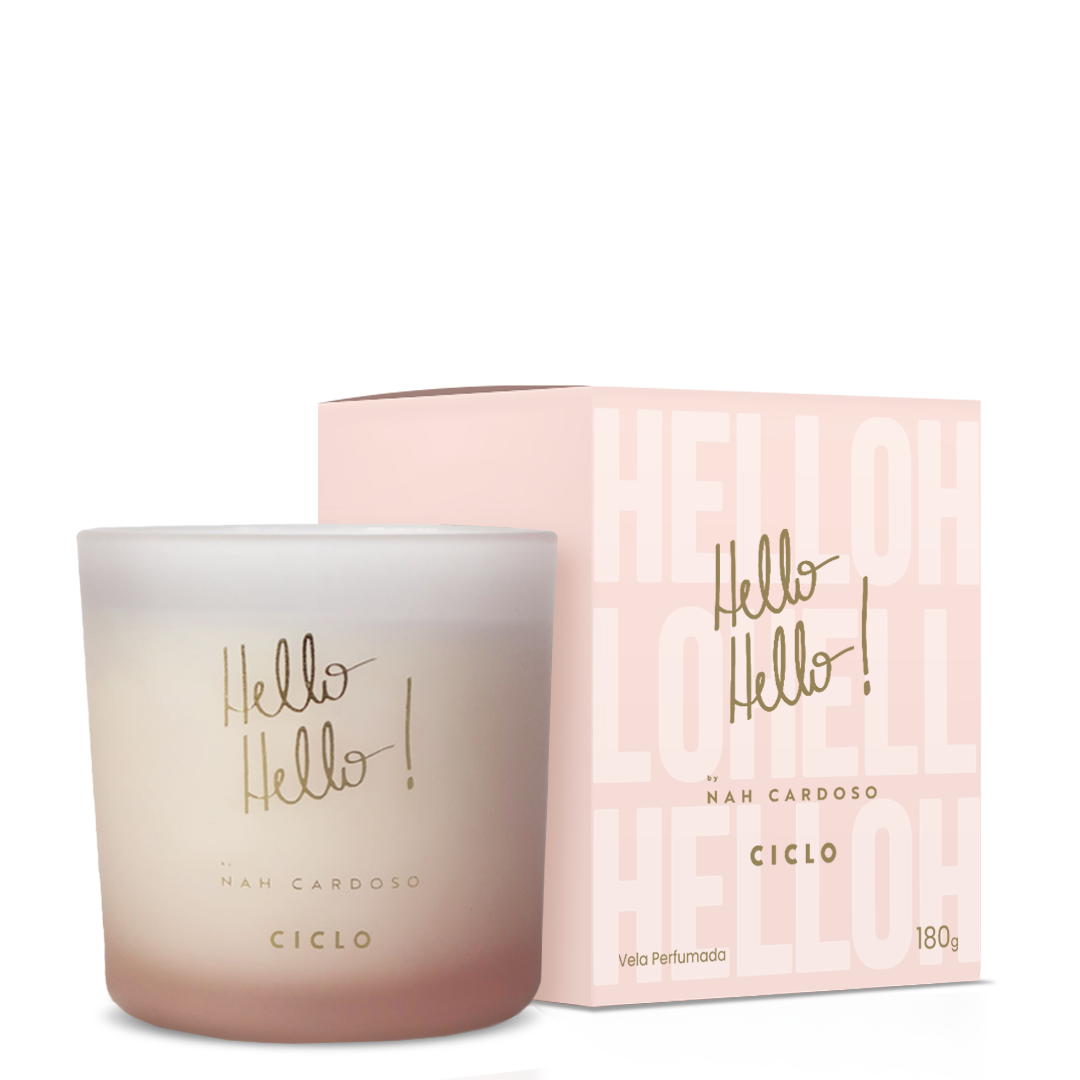 Vela Aromatizadora Hello Hello Nah Cardoso by Ciclo 180g