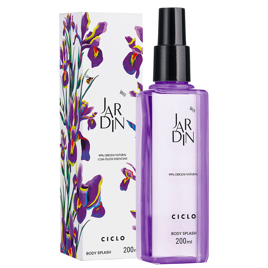 Body Splash Jardin Íris 200ml – Ciclo Cosméticos