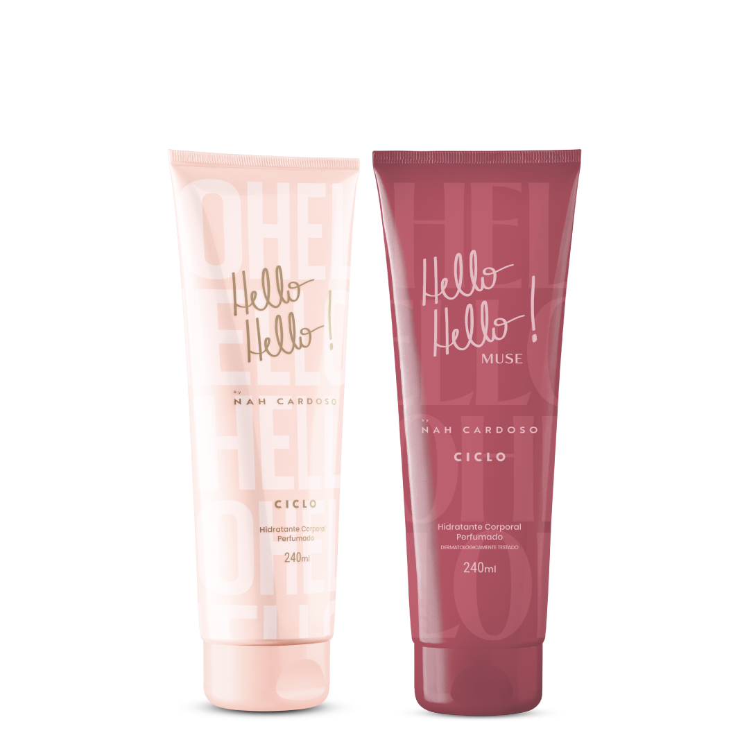 Combo Loção Hidratante Muse + Hello Hello 240ml