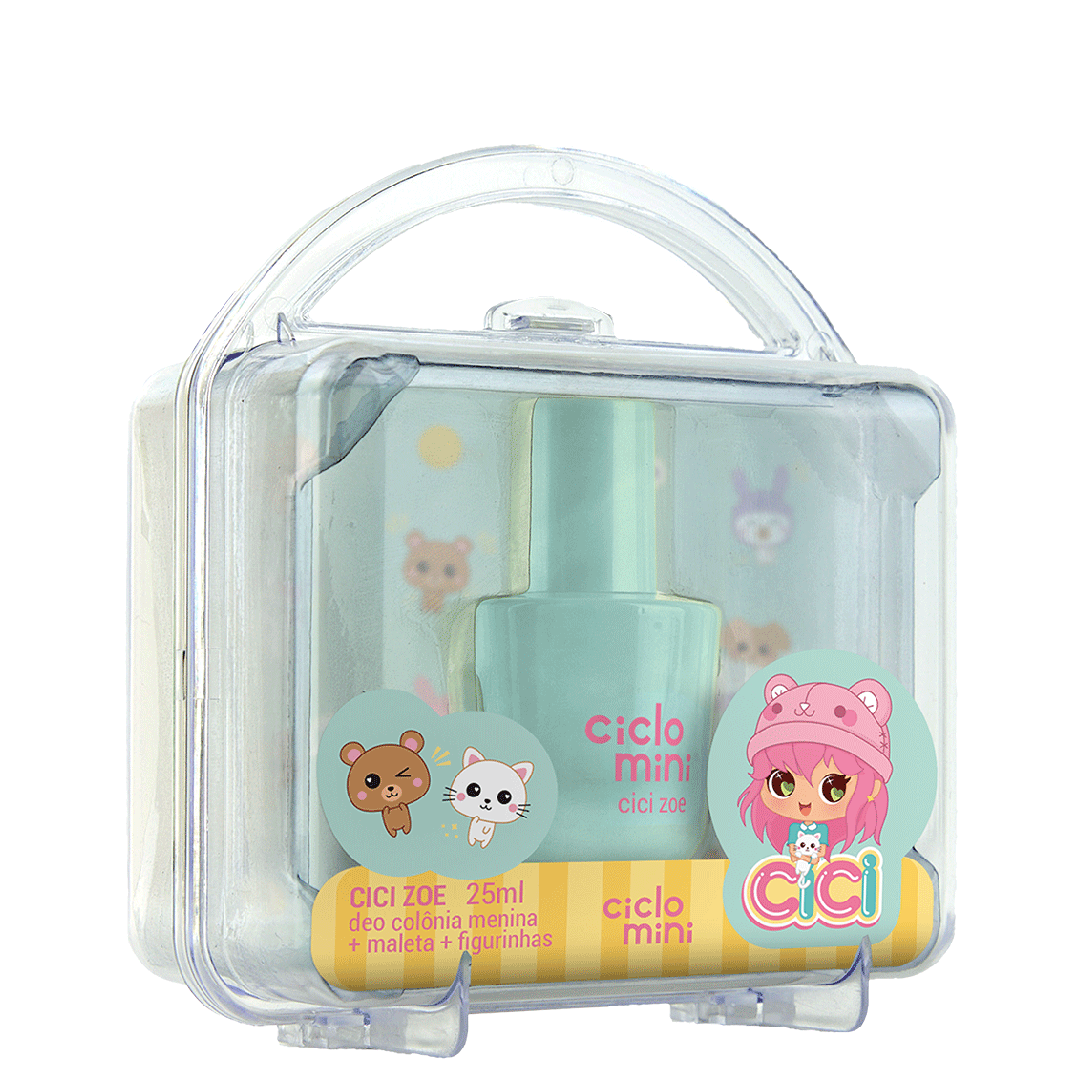 Maletinha com Deo Colônia Cici Zoe 25ml