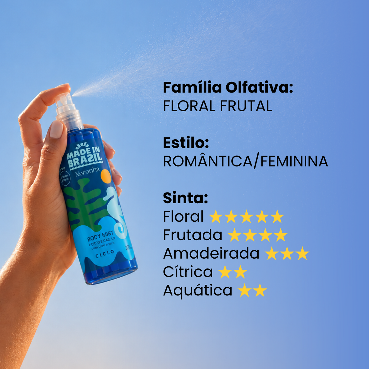 Body Mist Noronha 200ml