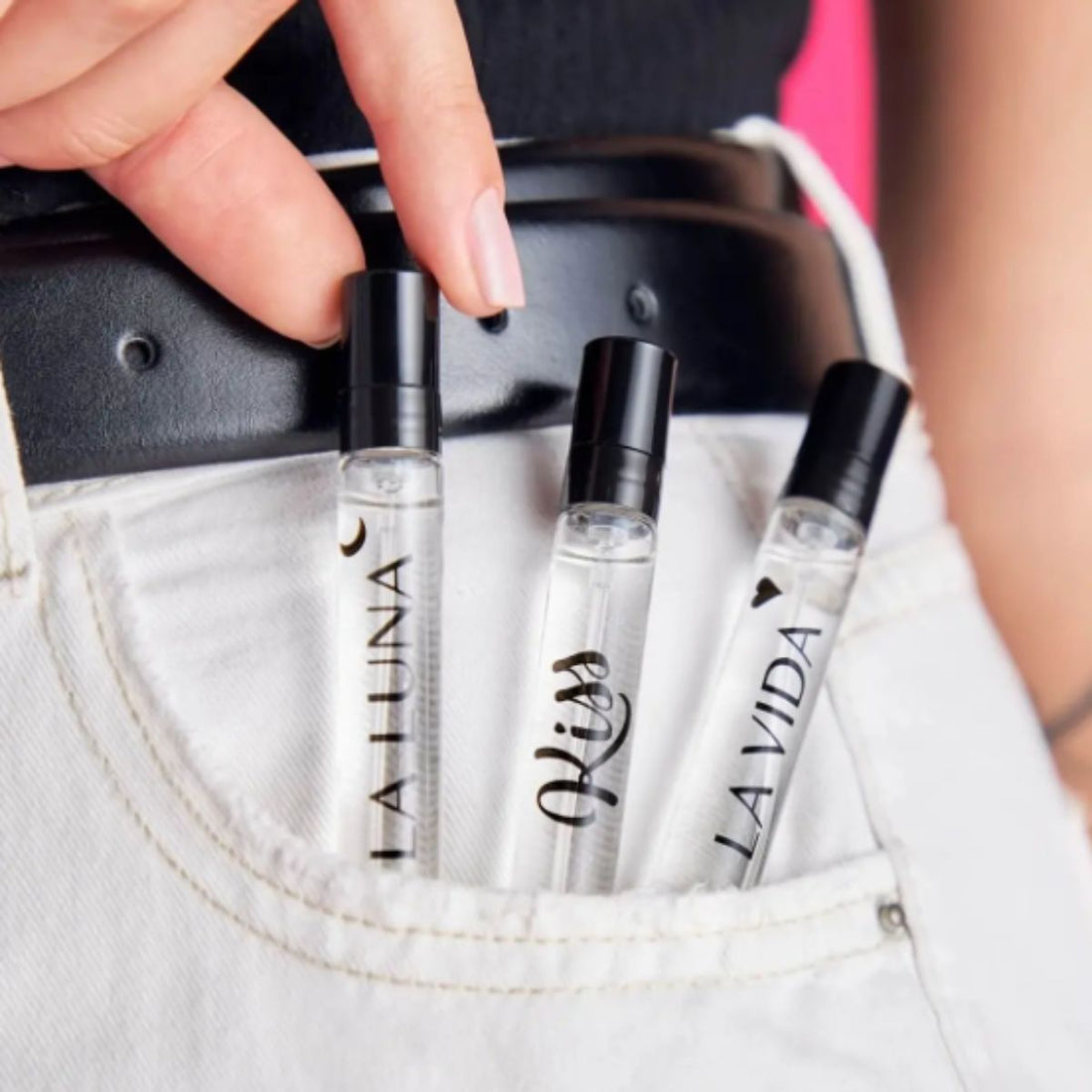 Combo Deo Colonias 10ml La Vida + La Luna + Kiss