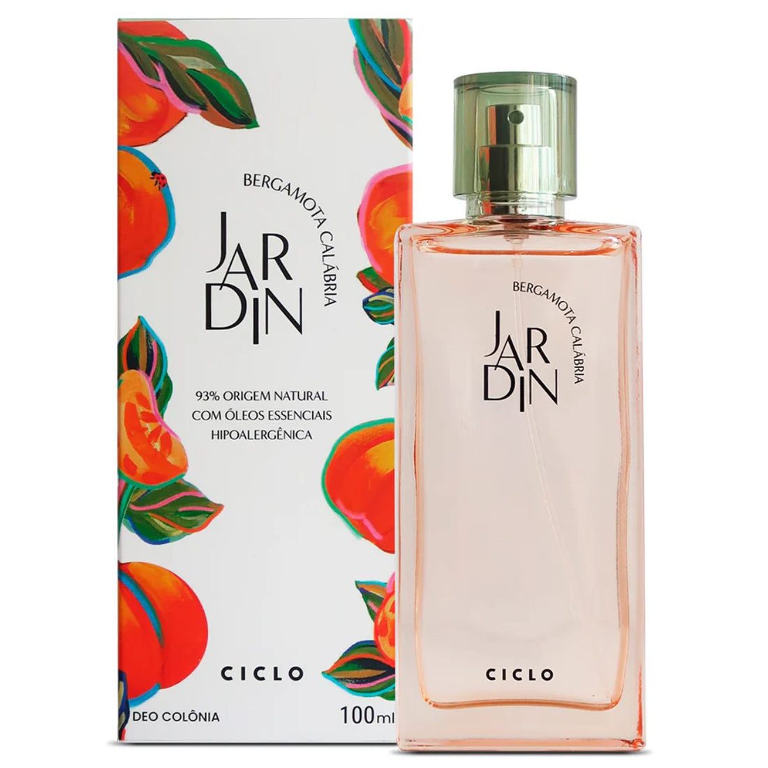 Combo Jardin Bergamota Deo Colonia 100ml + Sabonete Liquido + Hidratante + Body Splash