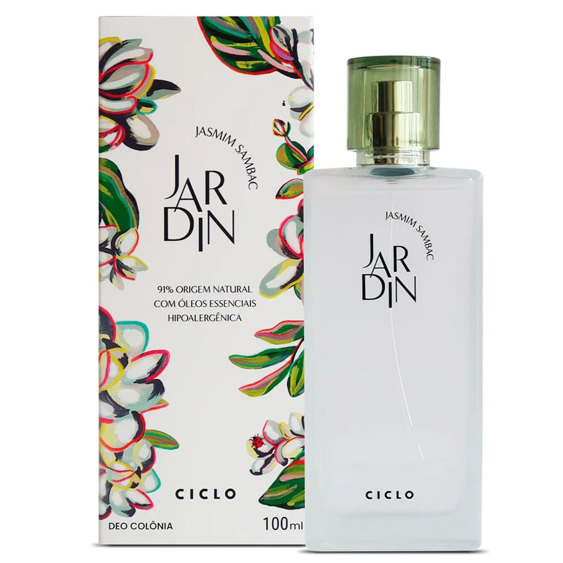 Combo Jardin Jasmin Sambac Deo Colônia 100ml + Sabonete Liquido + Hidratante + Body Splash