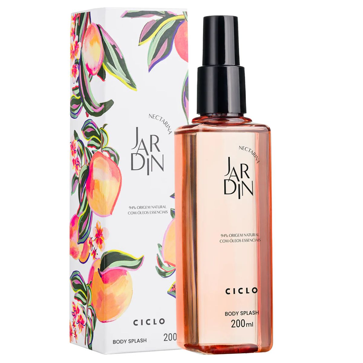 Combo Jardin Nectarina Deo Colônia 100ml + Sabonete Liquido + Hidratante + Body Splash
