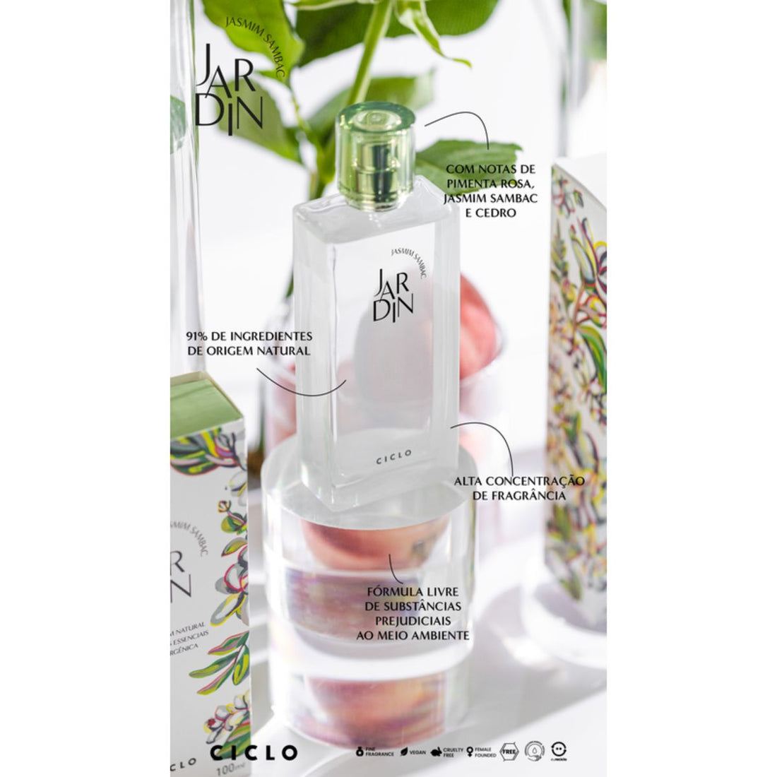 Body Splash Jardin Jasmim Sambac 200ml