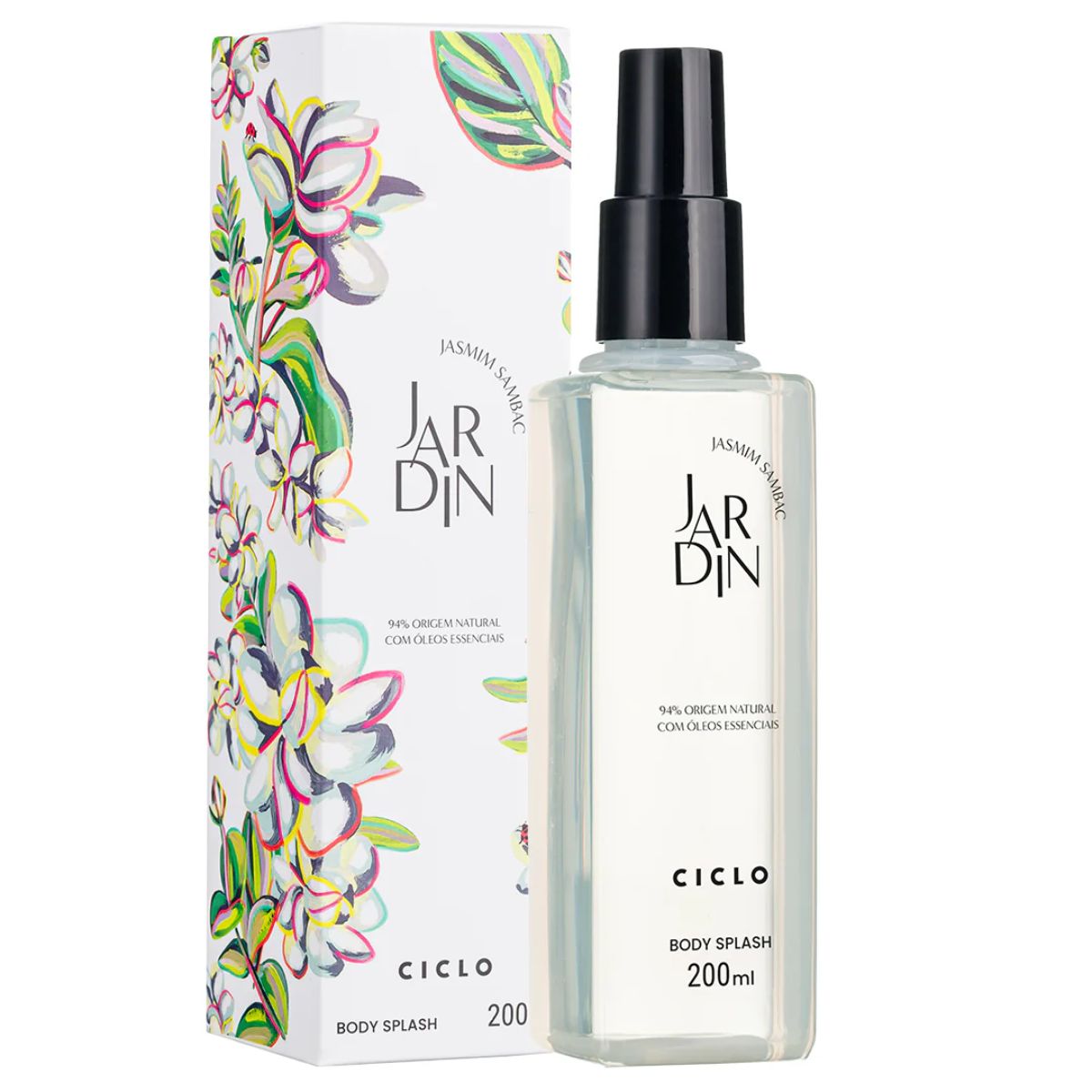Combo Jardin Jasmin Sambac Deo Colônia 100ml + Sabonete Liquido + Hidratante + Body Splash