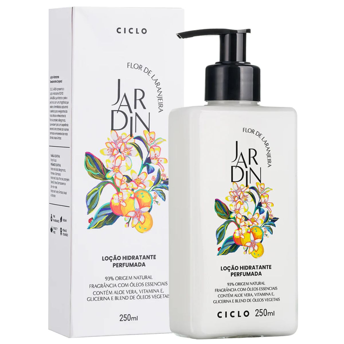Combo Jardin Flor De Laranjeira Deo Colônia 100ml + Sabonete Liquido + Hidratante + Body Splash