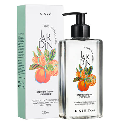 Combo Jardin Bergamota Deo Colonia 100ml + Sabonete Liquido + Hidratante + Body Splash