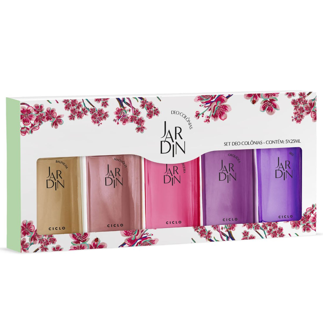 Estojo Jardin 5 Deo Colônias 25ml (SET II)