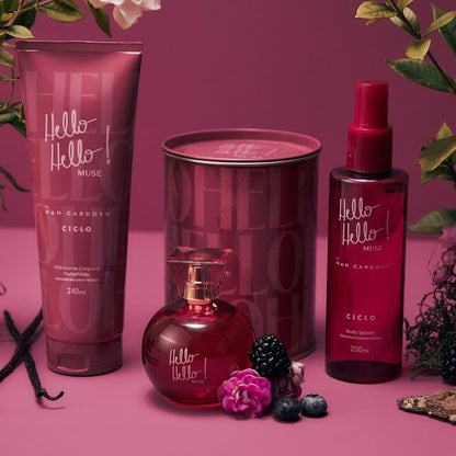 Combo Kit Linha Completa Muse Deo Colônia 100ml + Body + Hidratante + Sacola Exclusiva