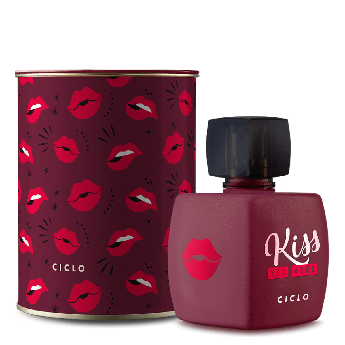 Deo Colônia Kiss You More Lata 100ml - Ciclo Cosméticos