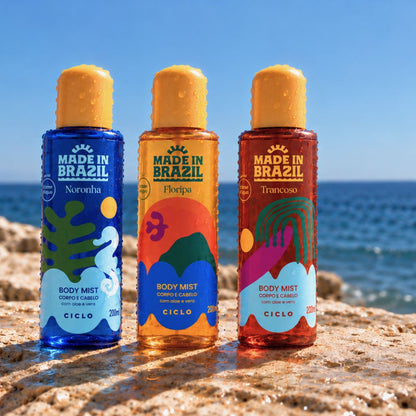 Combo Body Mist Noronha + Trancoso + Floripa 200ml