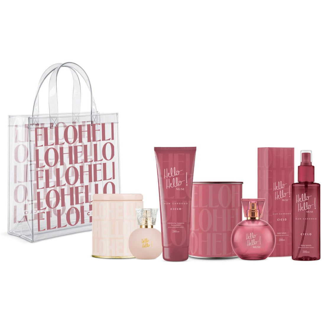 Combo Linha Completa Hello Hello Muse + Deo Colônia Hello Hello 50ml Nah Cardoso