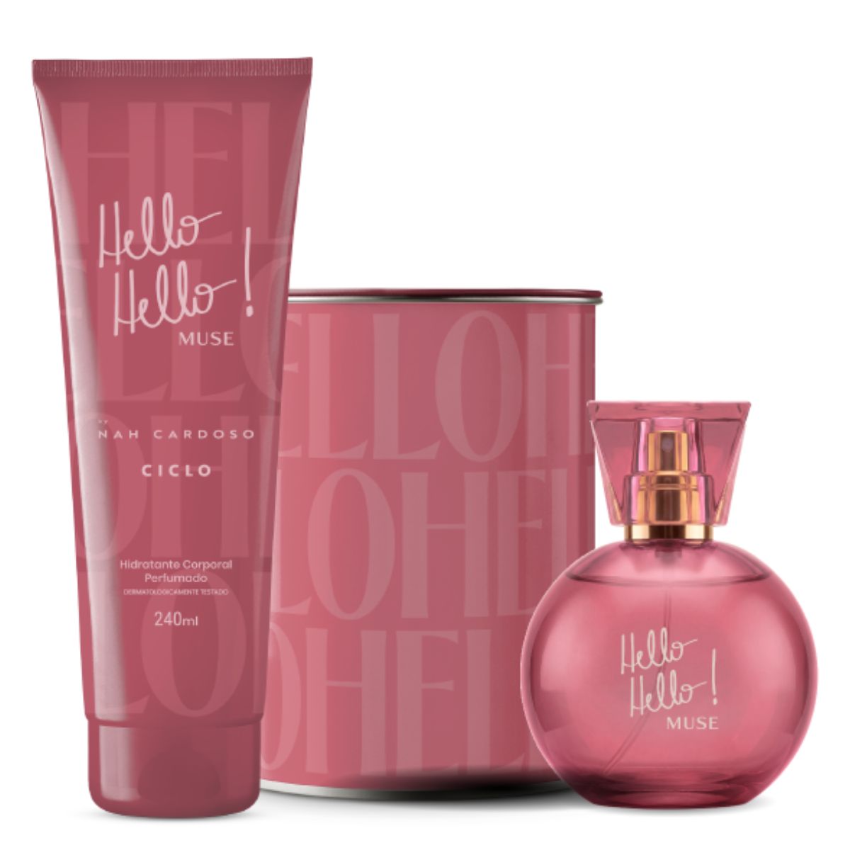 Combo Kit Muse Deo Colônia 100ml + Loção Hidratante  Perfume Feminino