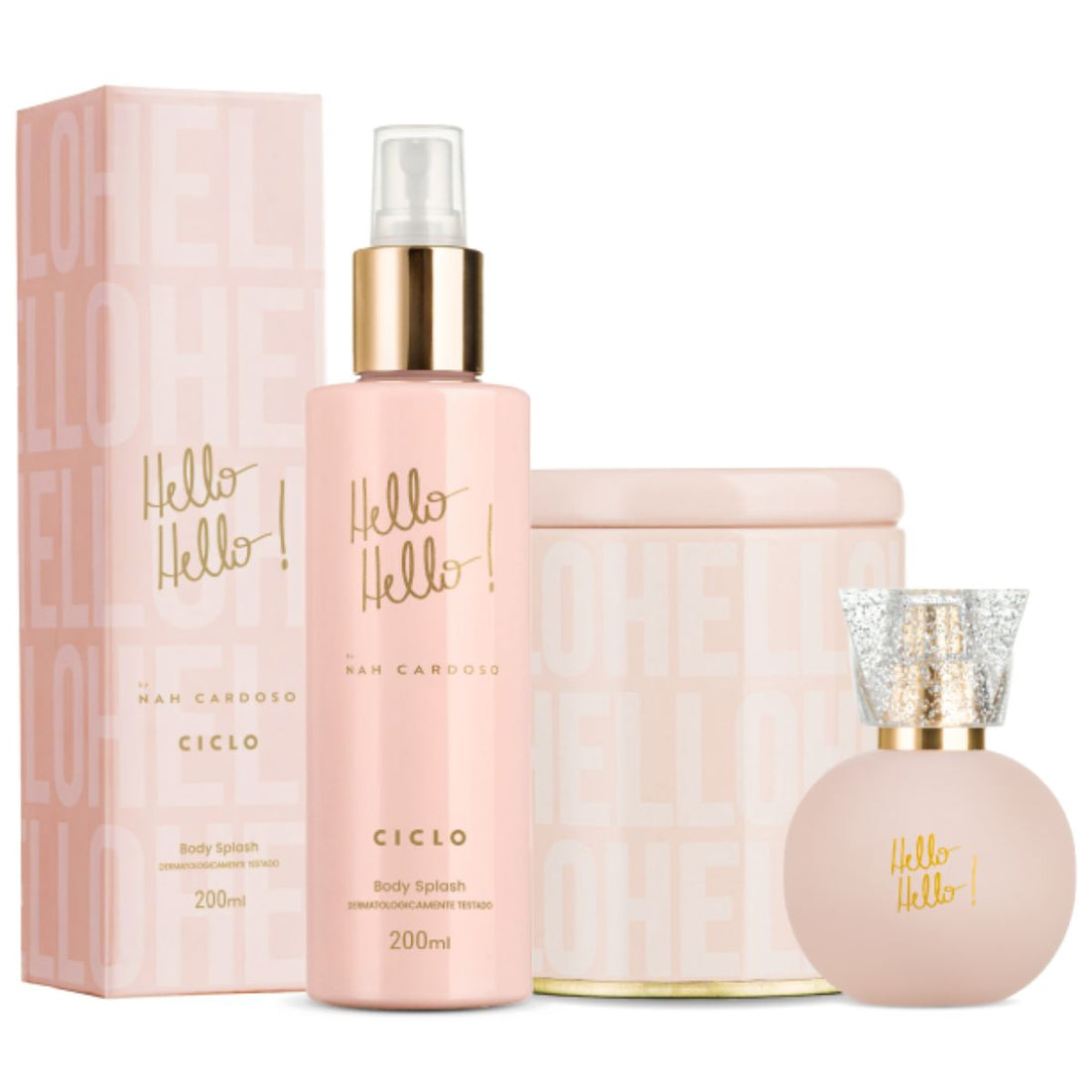 Combo Body Spash Hello Hello 200ml + Deo Colônia Hello Hello 50ml