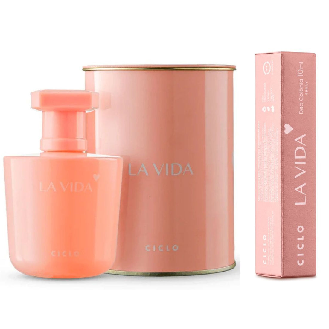Combo Deo Colonia Lata La vida 100ml + 10ml