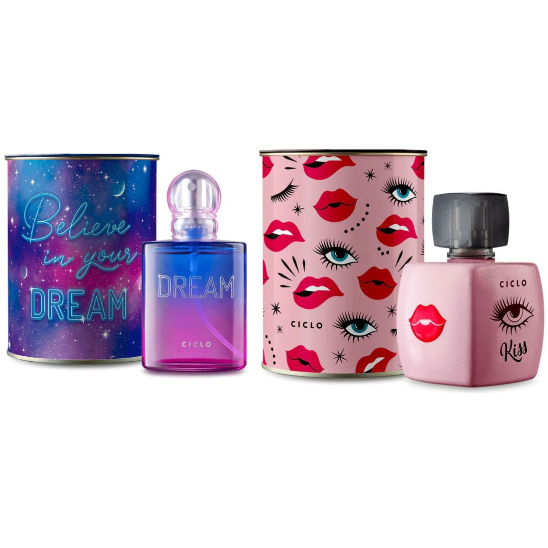 Combo Deo Colonia 100ml Lata Dream + Kiss