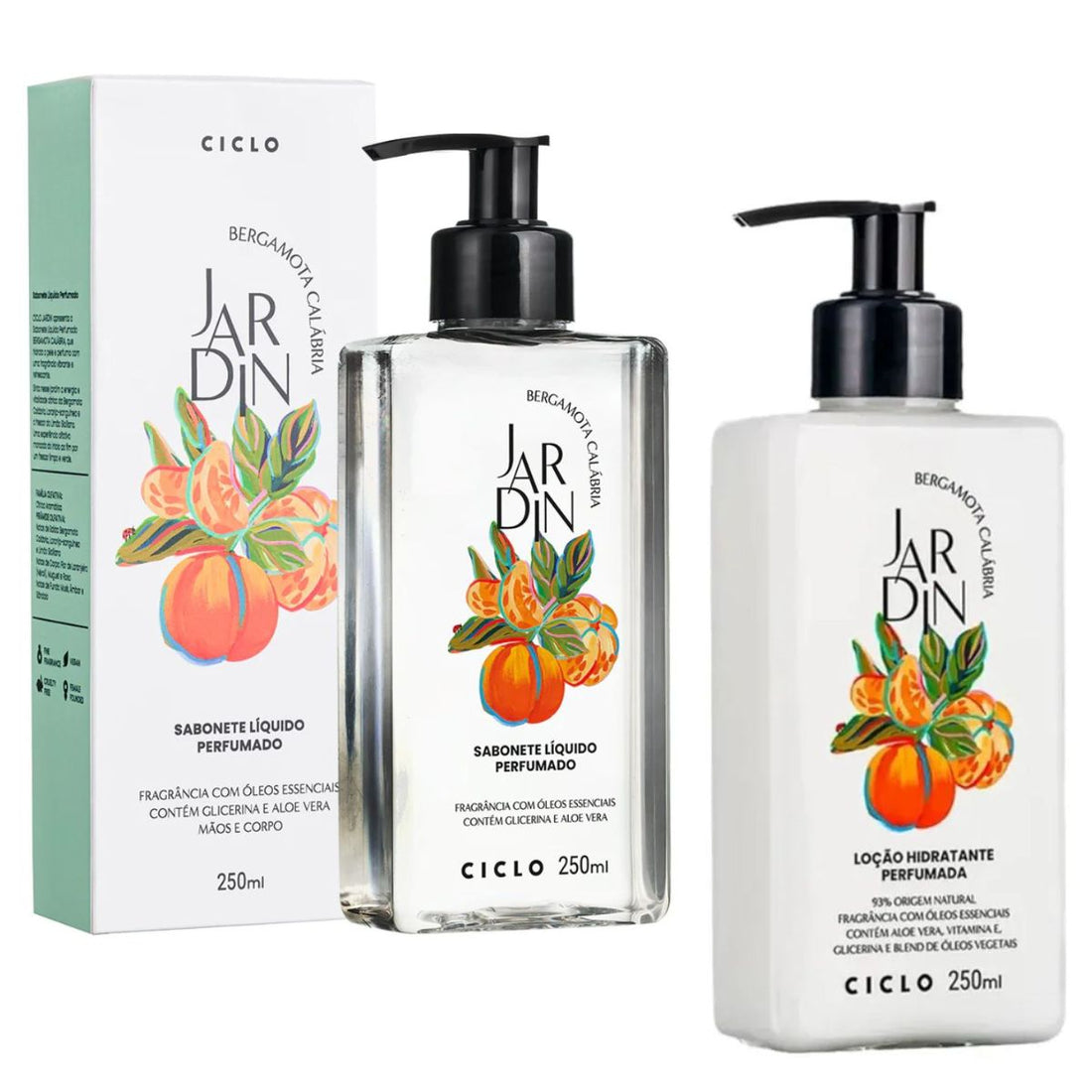 Combo Jardin Bergamota Calabria Loção Hidratante + Sabonete Líquido