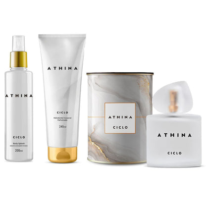 Combo Athina Deo Colônia 100ml + Body Splash + Hidratante