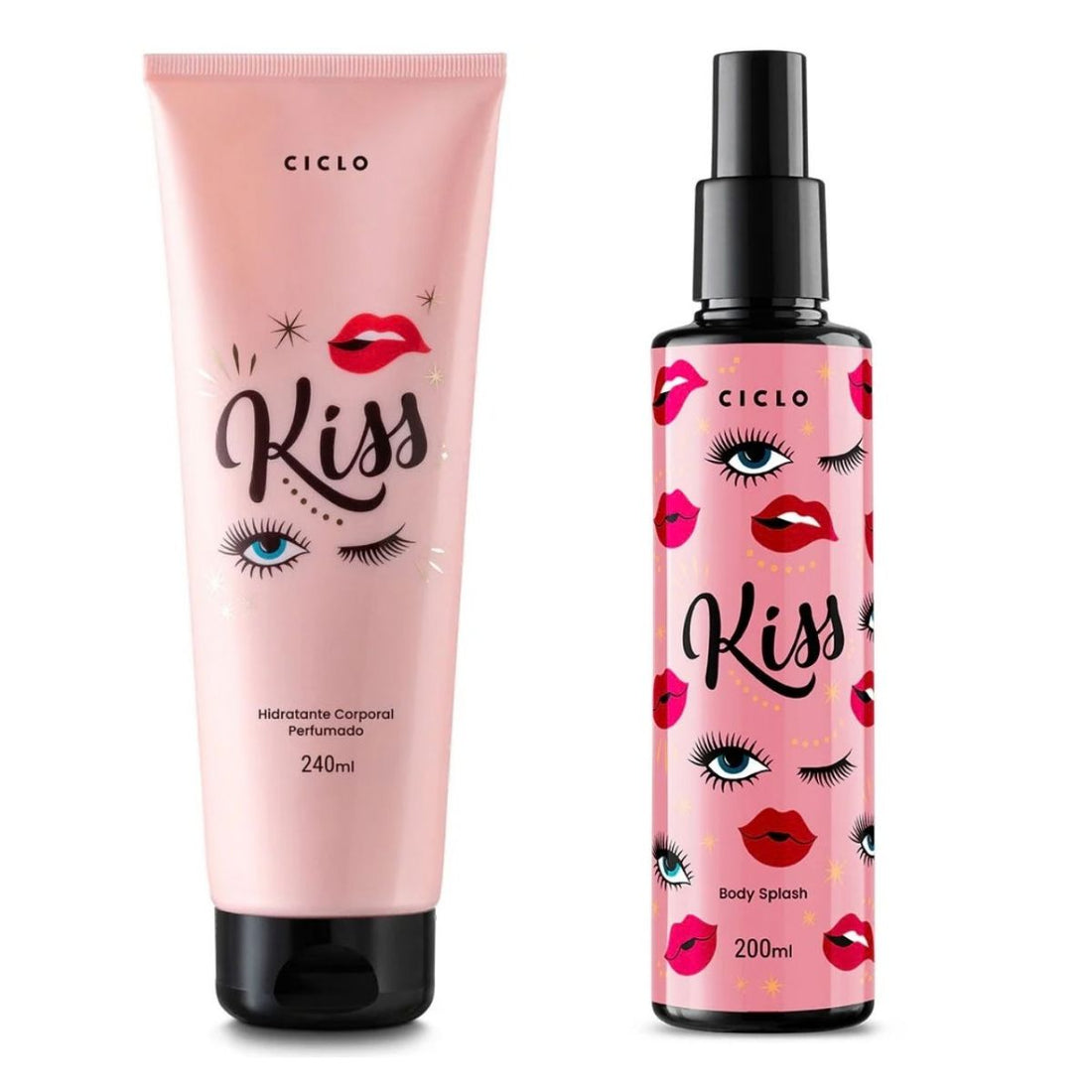 Combo Kiss Body Splash + Loção Hidratante