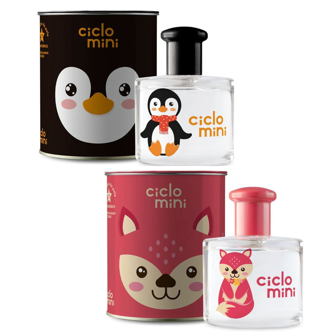 Combo 2 Água de Colônia 100ml Raposete + Pingucho