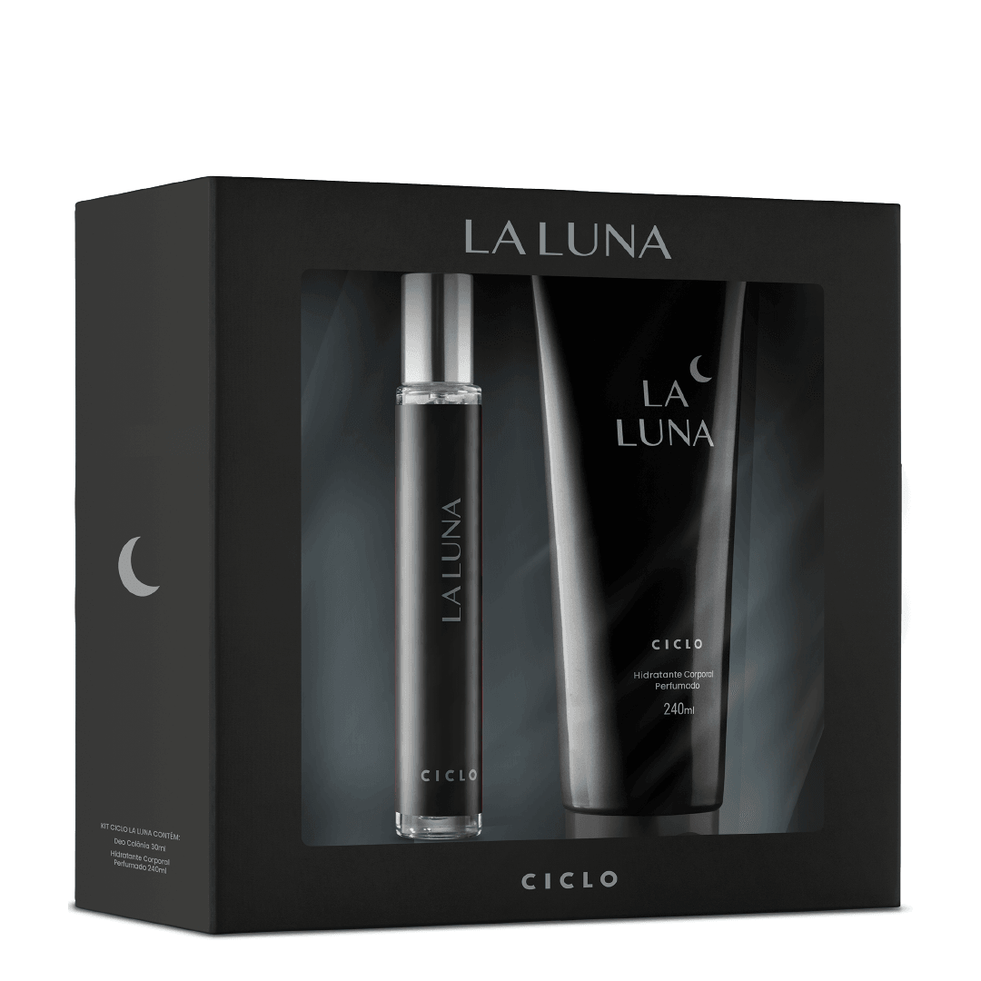 Estojo La Luna Deo Colônia 30ml + Loção Hidratante 240ml - Ciclo Cosméticos