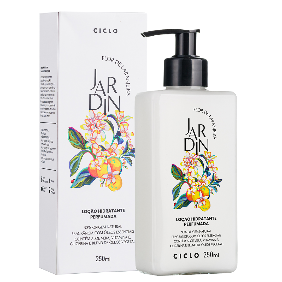 Loção Hidratante Perfumada Jardin Flor de Laranjeira 250ml