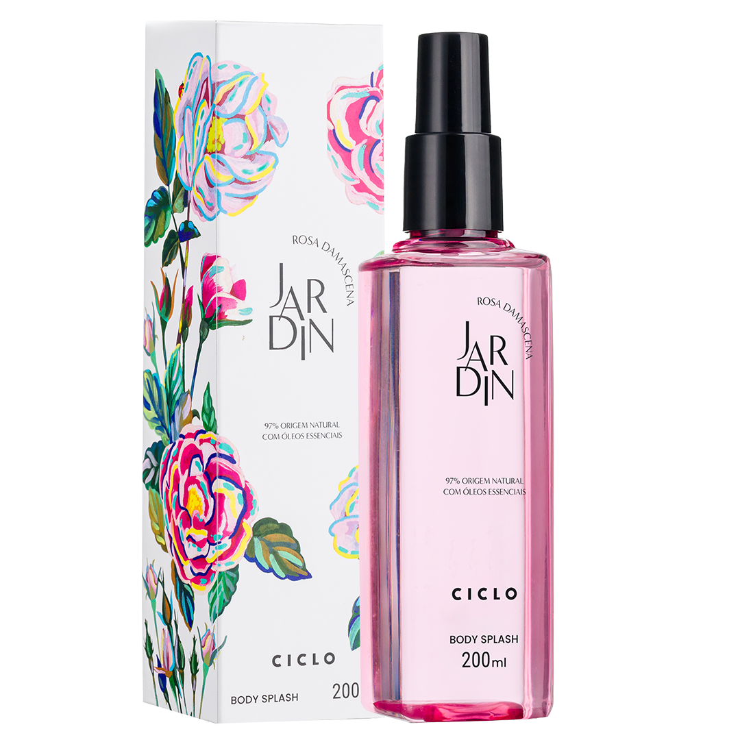 Body Splash Jardin Rosa Damascena 200ml